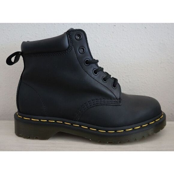 Dr. Martens Men's 6 Women's 7 Black 939 Ben Boot Leather Lace-Up Boots - Picture 8 of 9